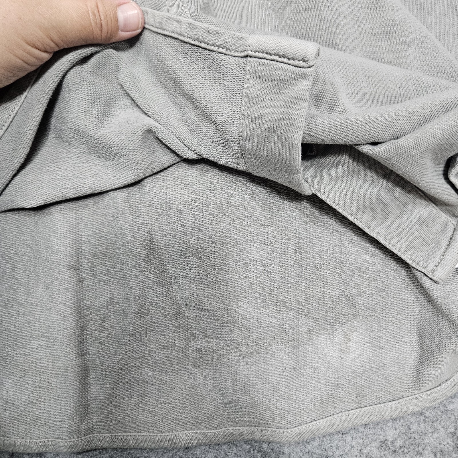 Old Ranch Mens Medium Gray Organic Cotton Long Sleeve Button Down Shirt — image 5 of 8